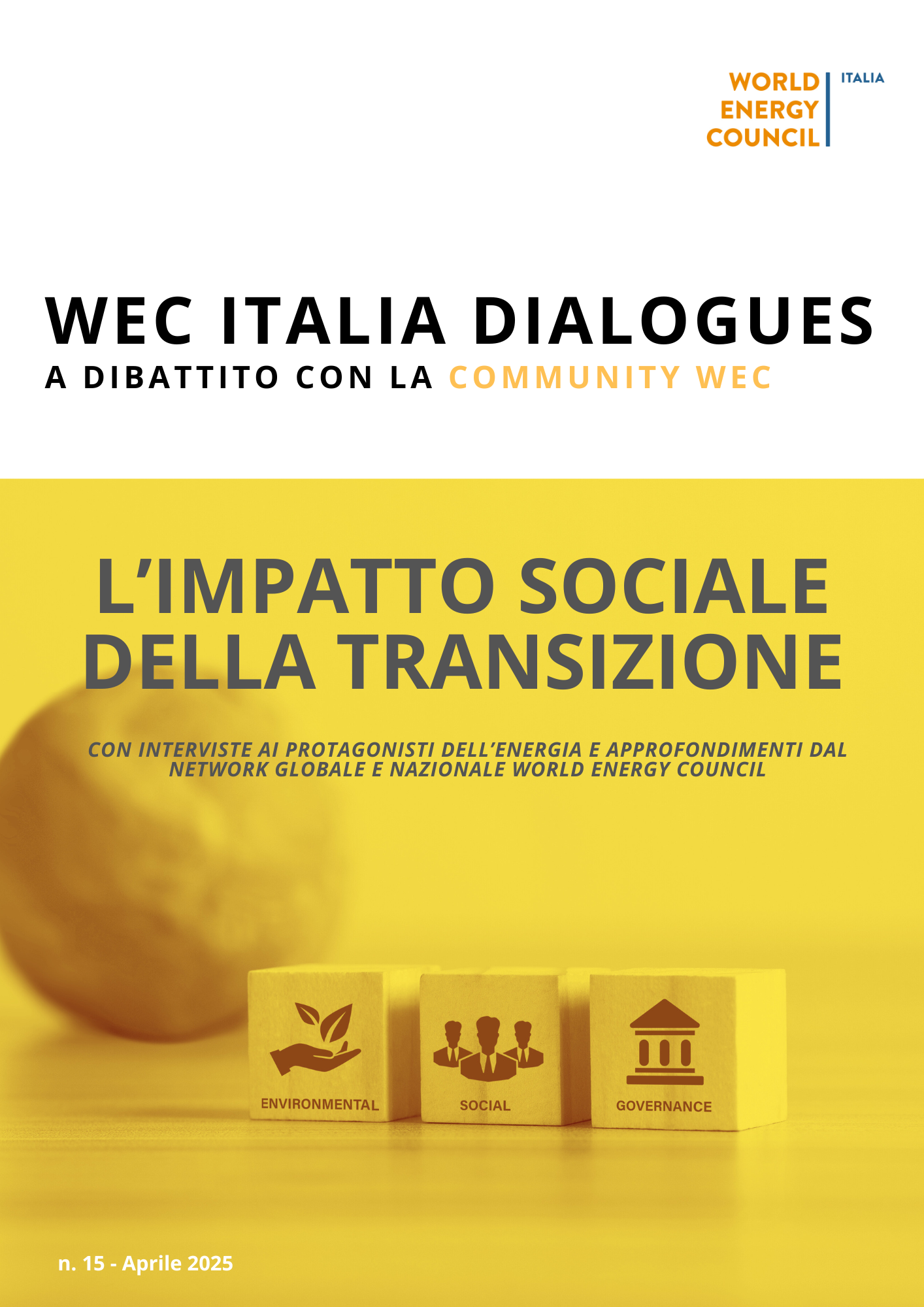 WEC Italia Dialogues n.15 - L'impatto sociale della Transizione
