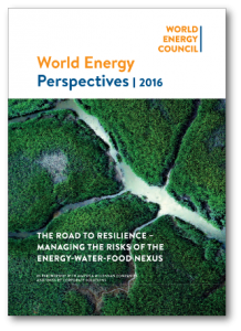 Resilience managing the risks of the energy-water-food nexus